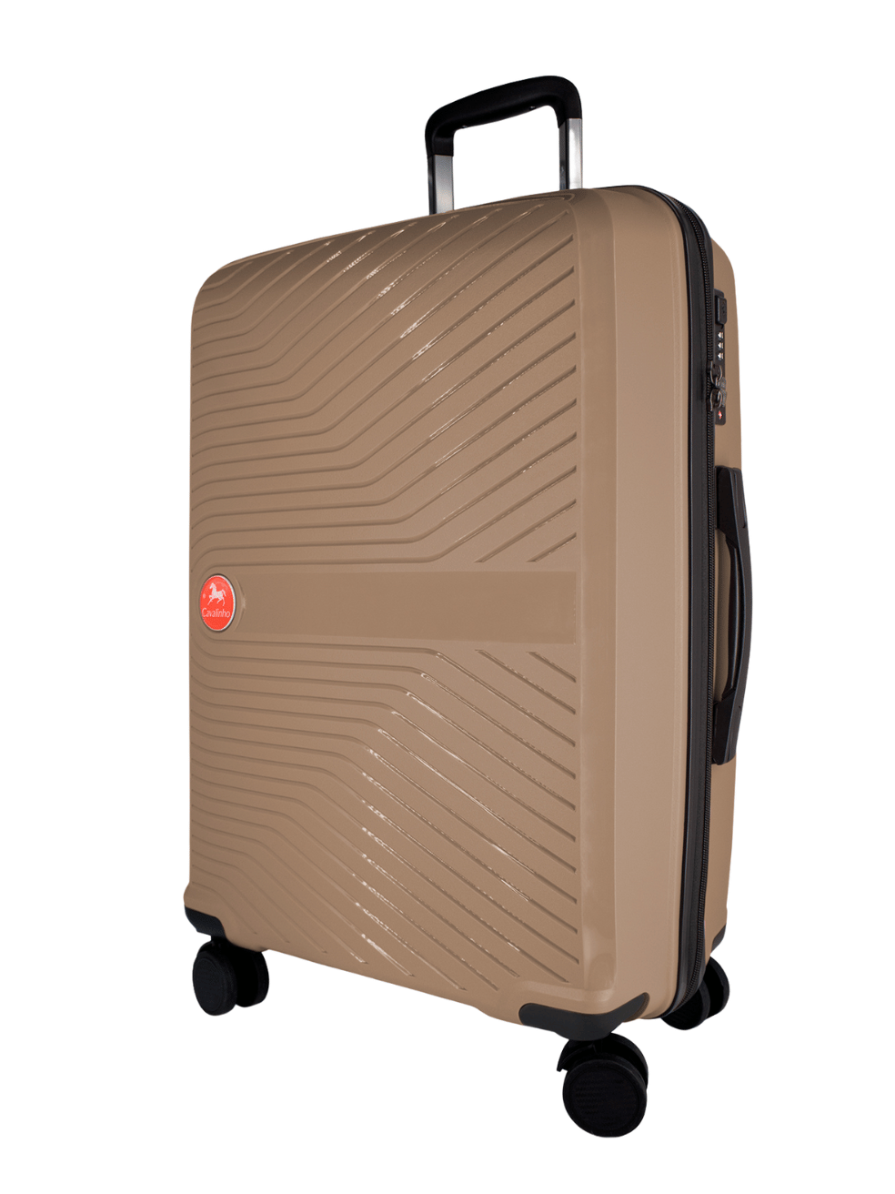 Cavalinho Colorful Check-in Hardside Luggage (24") SKU 68020004.07.24 #color_sand