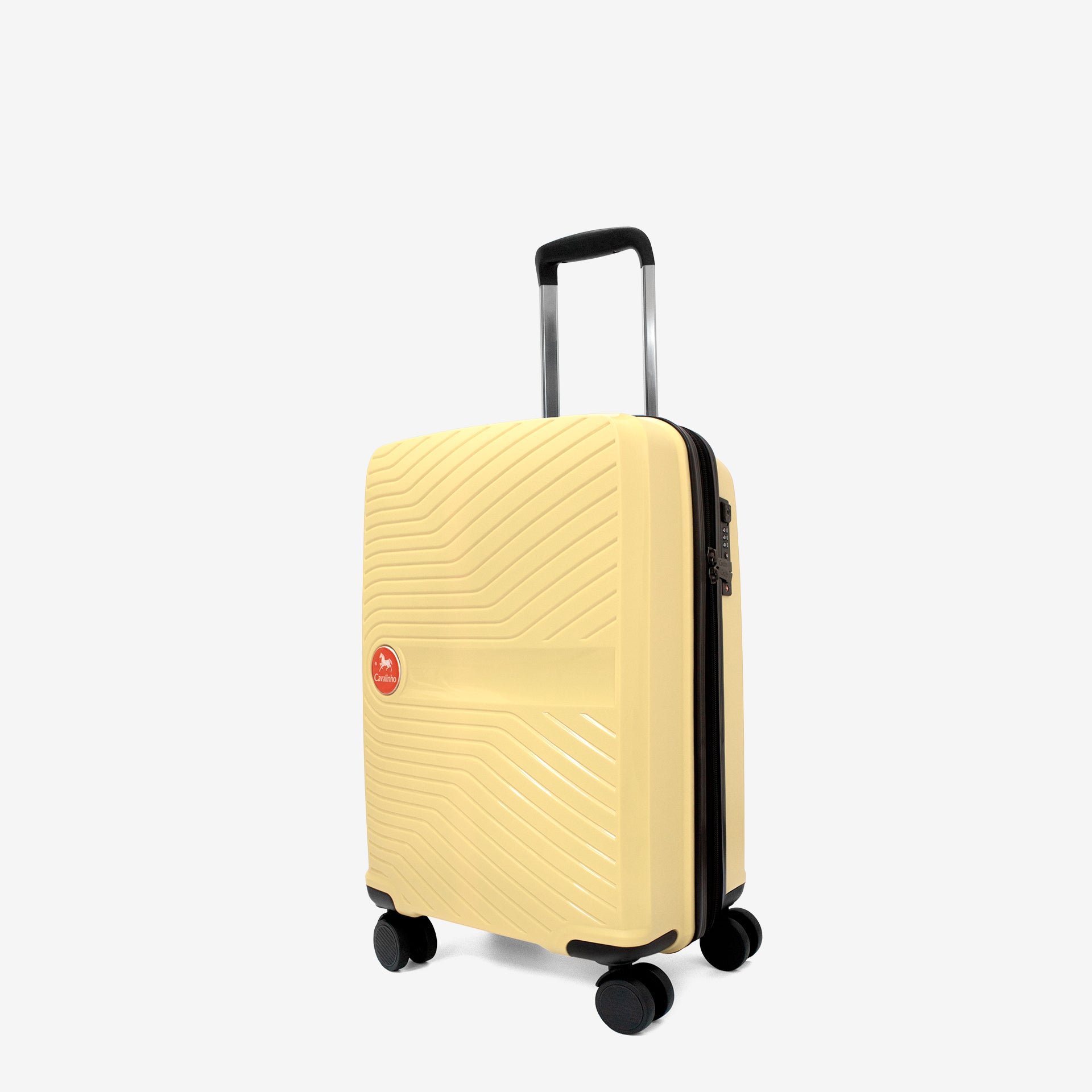 Cavalinho Colorful Yellow Carry-on Hardside Luggage (19") SKU 68020004.08.19 #color_lightyellow