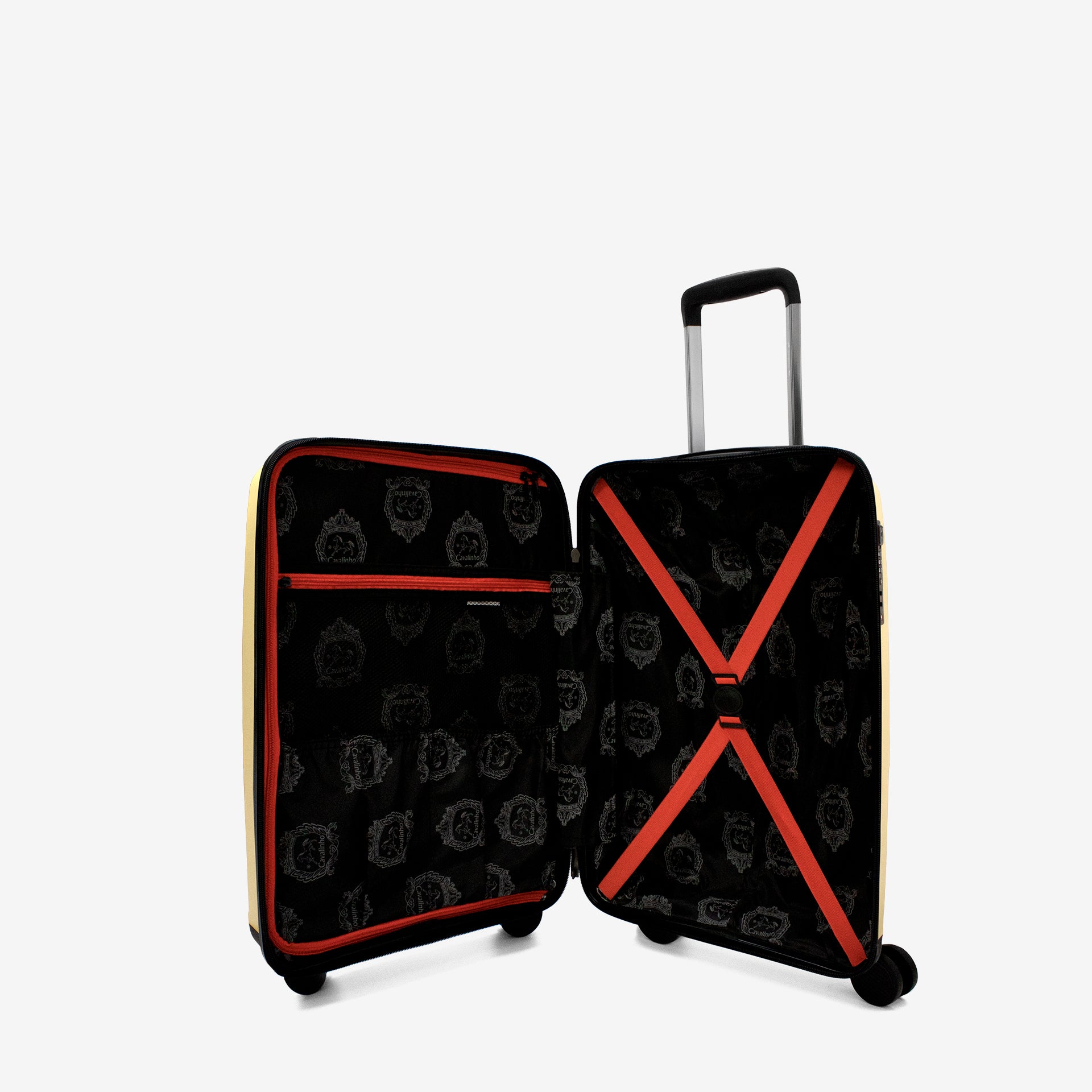 Cavalinho Colorful Yellow Carry-on Hardside Luggage (19") SKU 68020004.08.19 #color_lightyellow