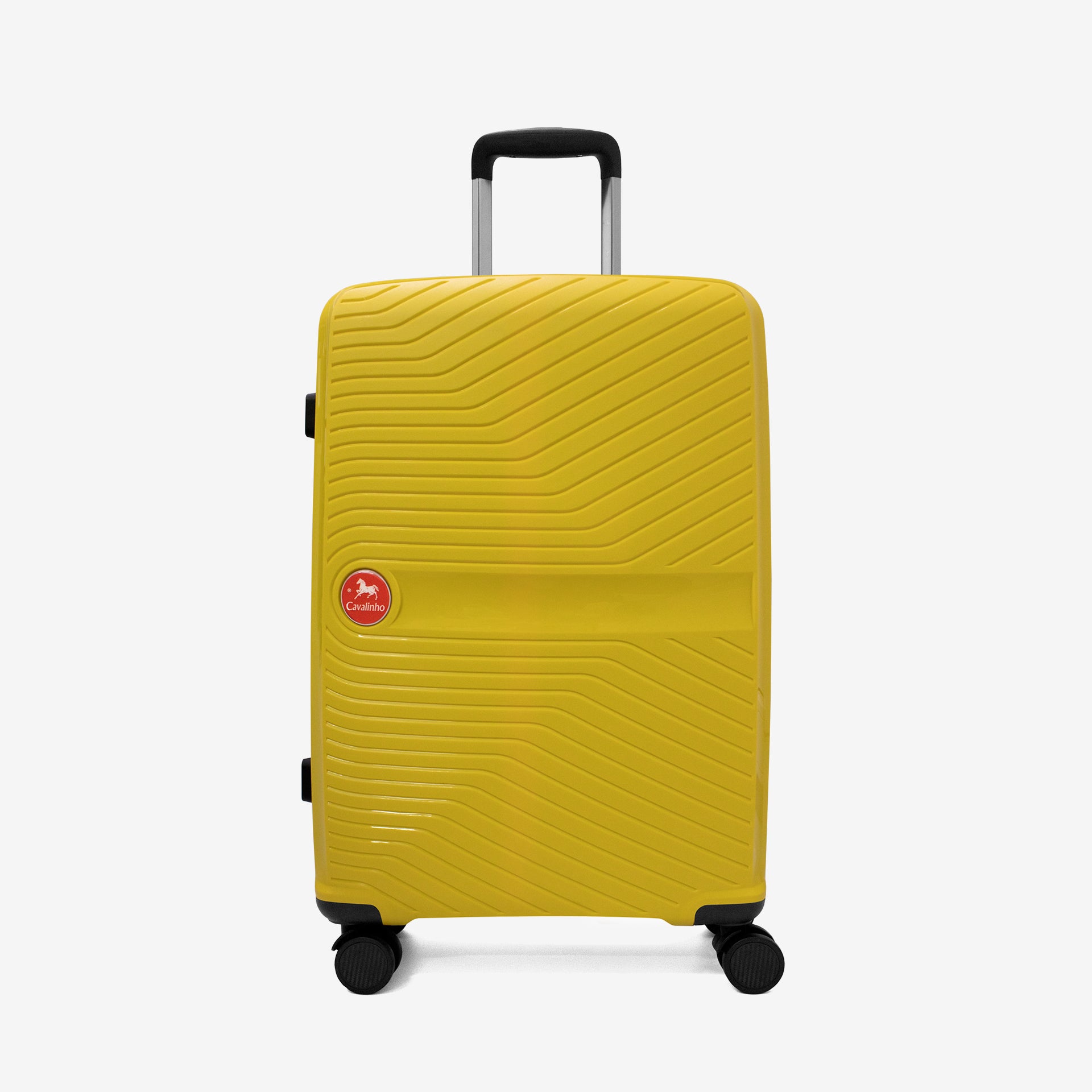 Cavalinho Colorful Check-in Hardside Luggage (24") SKU 68020004.08.24 #color_Yellow