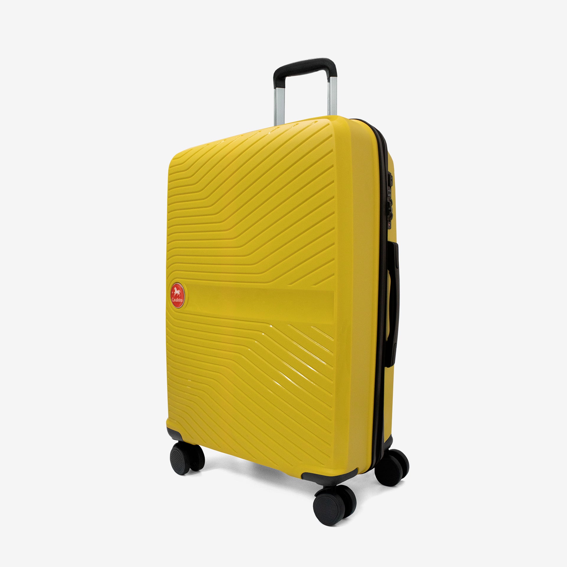 Cavalinho Colorful Check-in Hardside Luggage (24") SKU 68020004.08.24 #color_Yellow