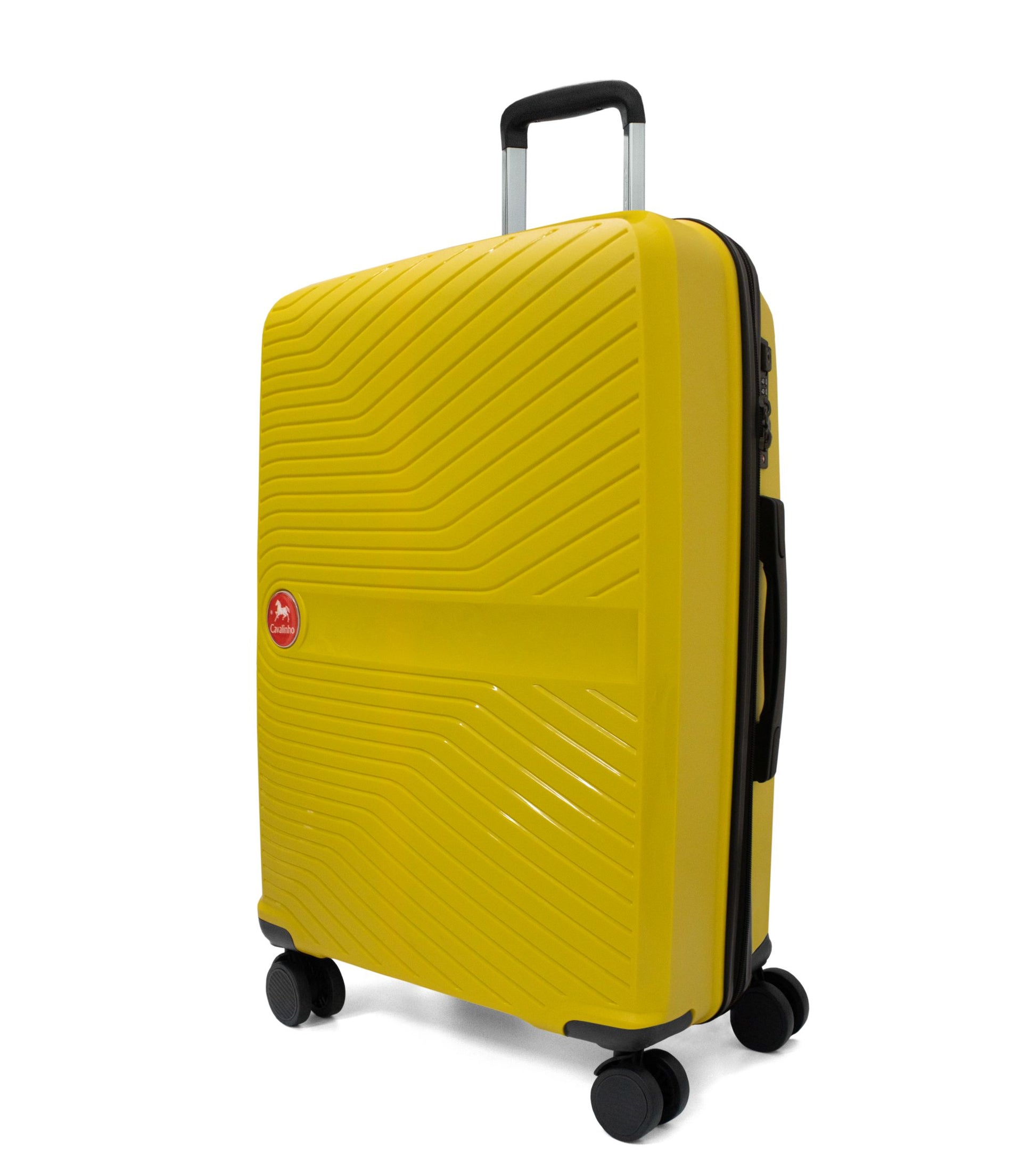 Cavalinho Colorful Check-in Hardside Luggage (24") - 24 inch Yellow - 68020004.08.24_2