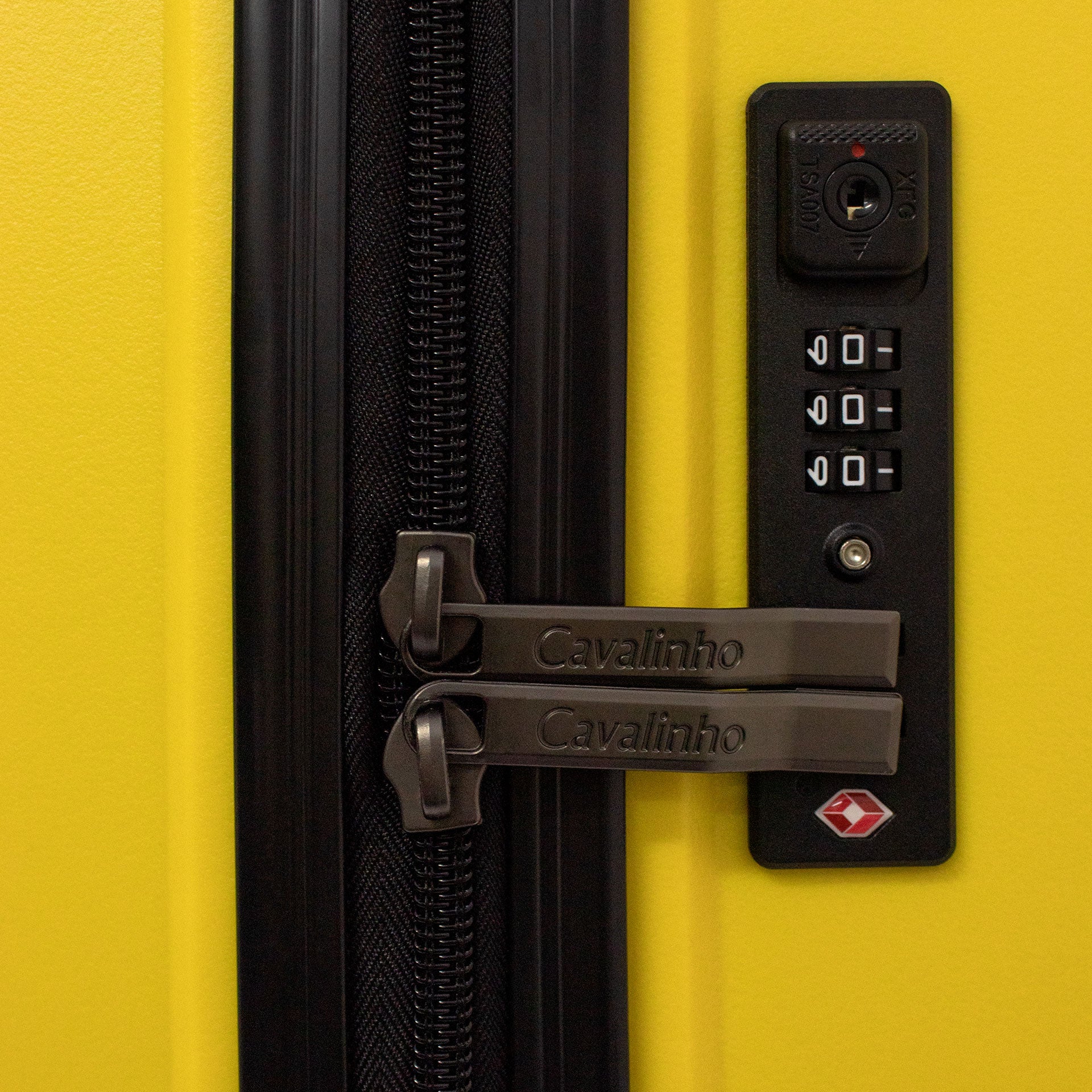 Cavalinho Colorful Check-in Hardside Luggage (24") SKU 68020004.08.24 #color_Yellow