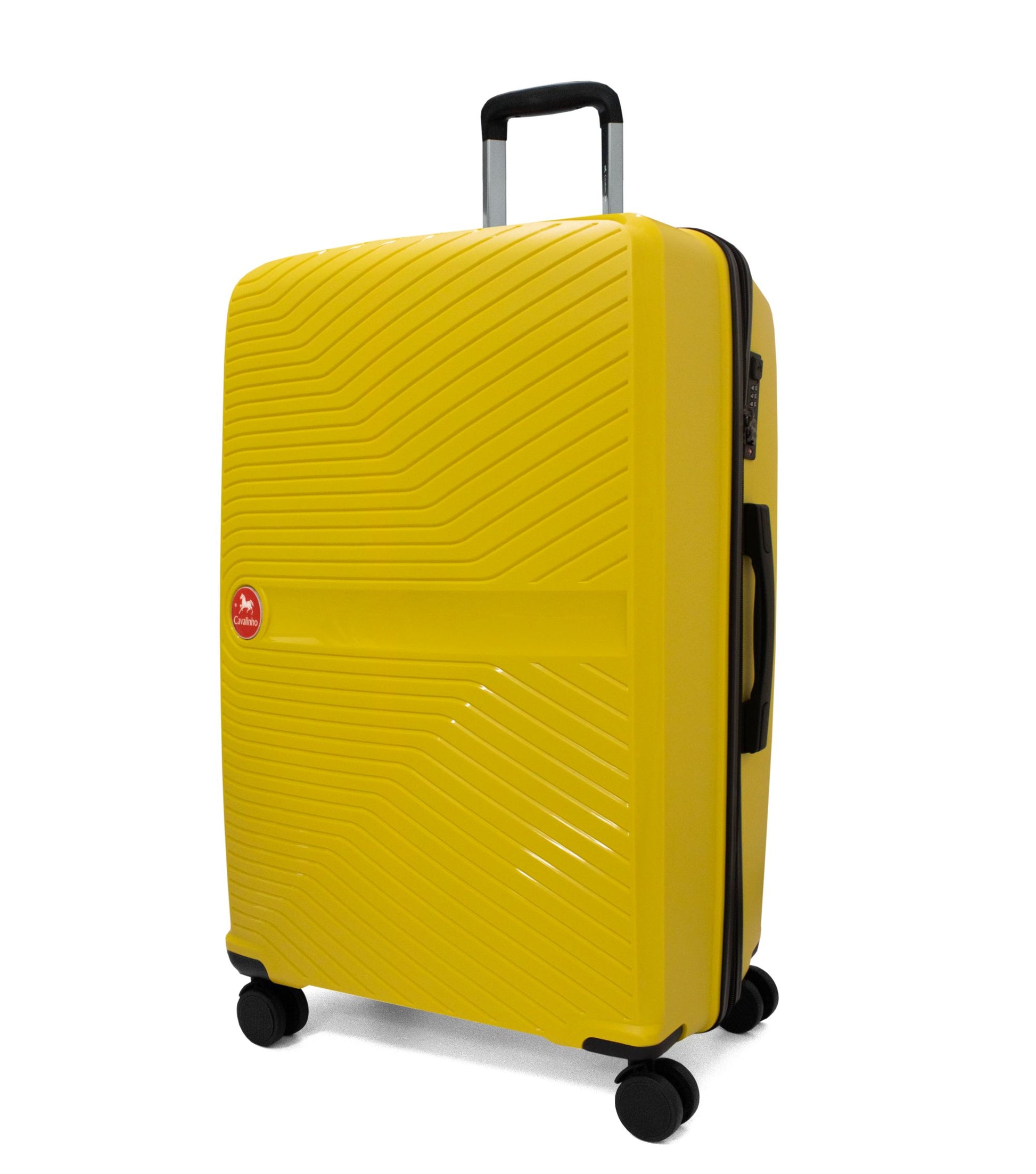 Cavalinho Colorful Check-in Hardside Luggage (28") - 28 inch Yellow - 68020004.08.28_2