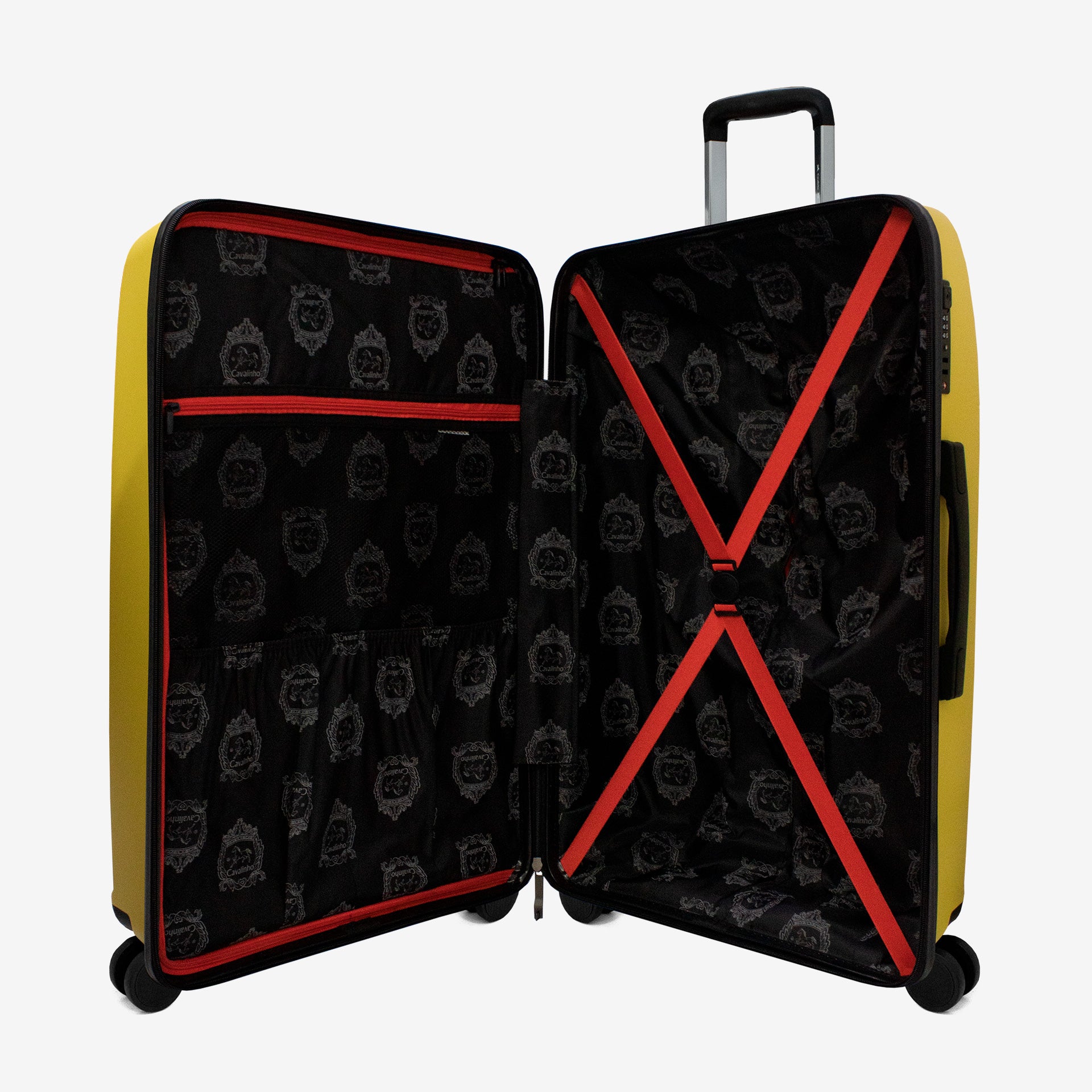 Cavalinho Colorful Check-in Hardside Luggage (28") SKU 68020004.08.28 #color_Yellow