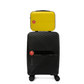 #color_ Yellow Black | Cavalinho Canada & USA Colorful 2 Piece Luggage Set (15" & 19") - Yellow Black - 68020004.0801.S1519._1