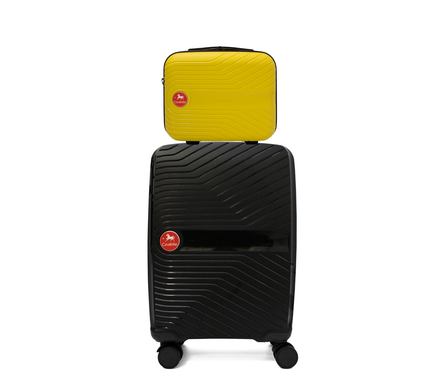 Cavalinho Canada & USA Colorful 2 Piece Luggage Set (15" & 19") - Yellow Black - 68020004.0801.S1519._1
