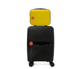 #color_ Yellow Black | Cavalinho Canada & USA Colorful 2 Piece Luggage Set (15" & 19") - Yellow Black - 68020004.0801.S1519._1