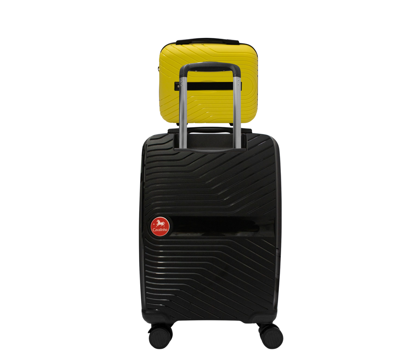 Cavalinho Canada & USA Colorful 2 Piece Luggage Set (15" & 19") - Yellow Black - 68020004.0801.S1519._2
