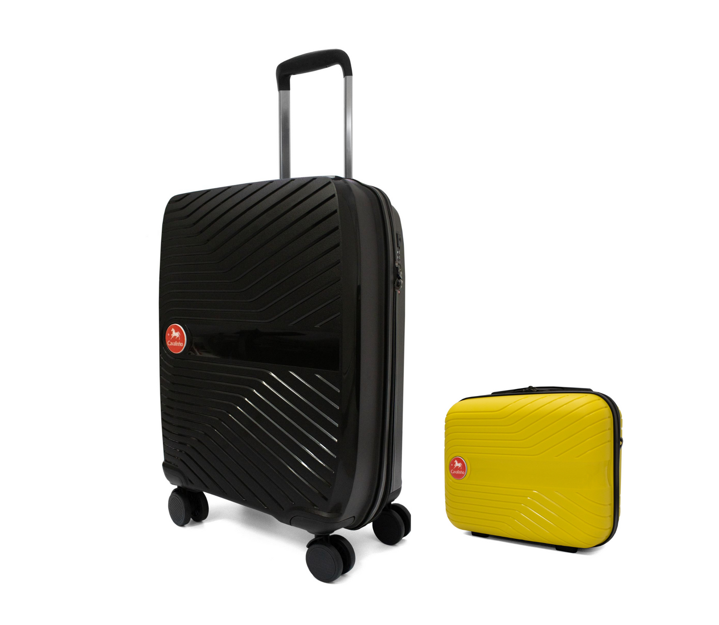 Cavalinho Canada & USA Colorful 2 Piece Luggage Set (15" & 19") - Yellow Black - 68020004.0801.S1519._3