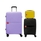 Cavalinho Colorful 3 Piece Luggage Set (15", 19" & 28") - Yellow Black Lilac - 68020004.080139.S151928._1