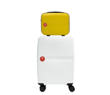 #color_ Yellow White | Cavalinho Canada & USA Colorful 2 Piece Luggage Set (15" & 19") - Yellow White - 68020004.0806.S1519._1