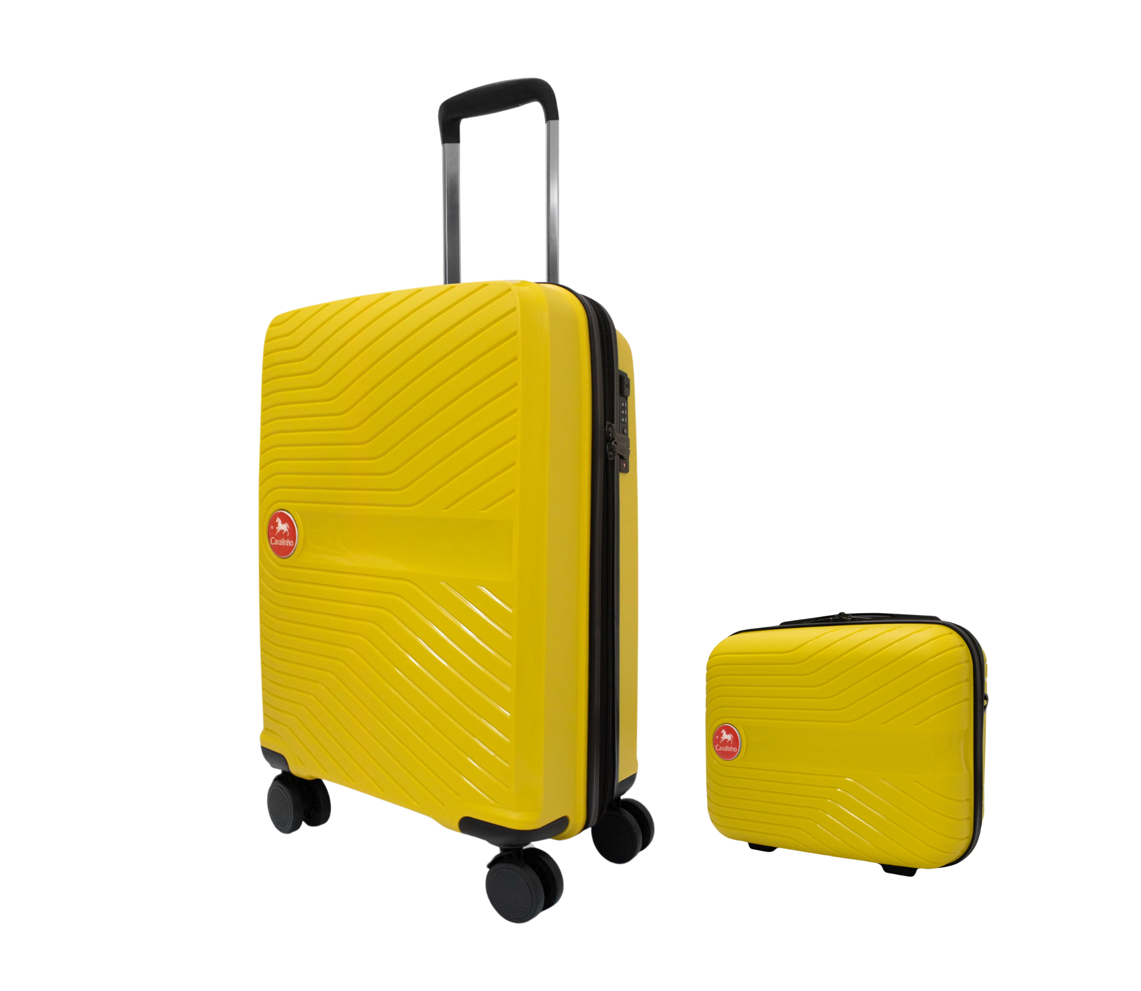 #color_ Yellow Yellow | Cavalinho Canada & USA Colorful 2 Piece Luggage Set (15" & 19") - Yellow Yellow - 68020004.0808.S1519._3