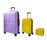 #color_ Yellow Yellow Lilac | Cavalinho Canada & USA Colorful 3 Piece Luggage Set (15", 19" & 28") - Yellow Yellow Lilac - 68020004.080839.S151928._2