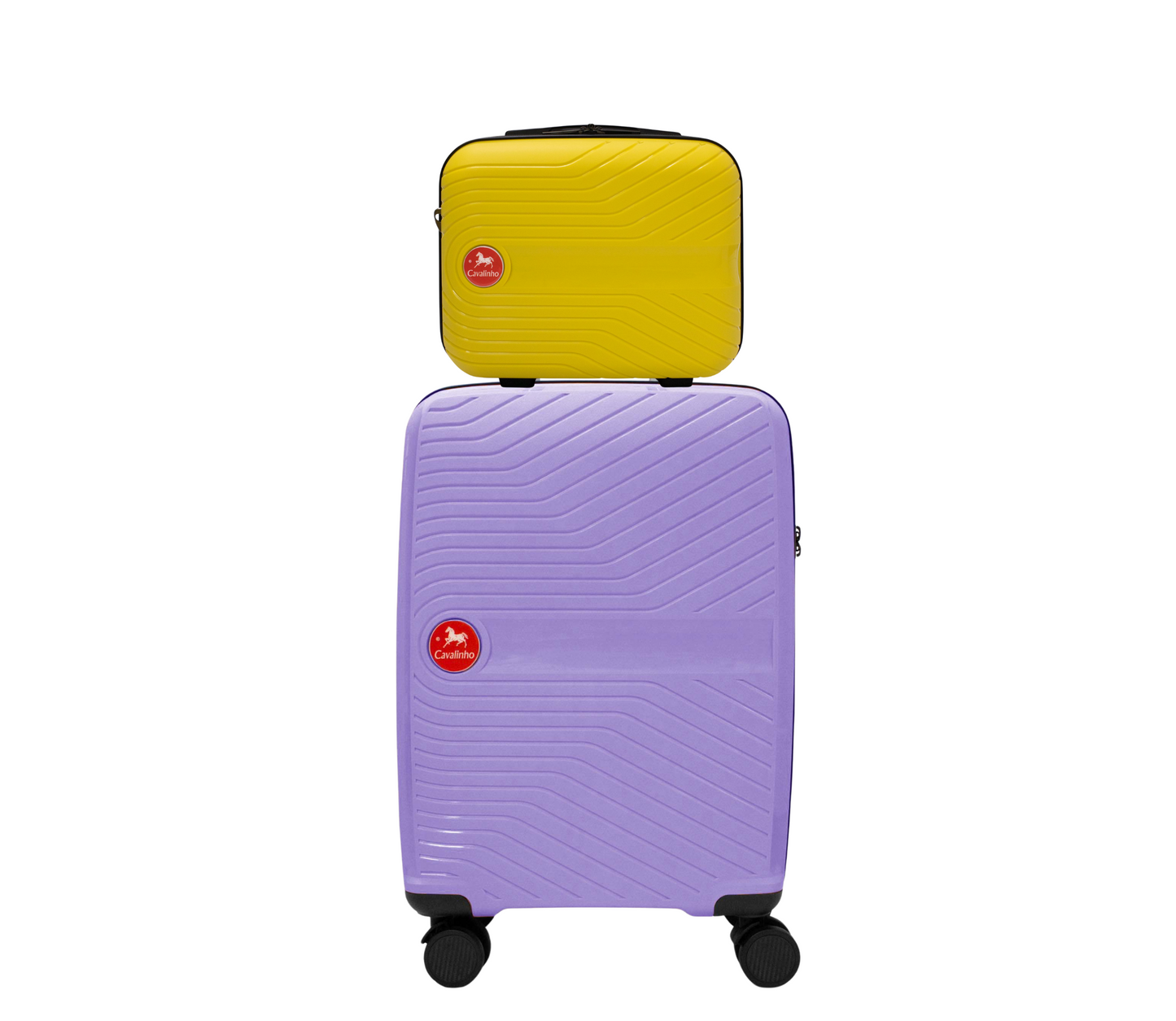 Cavalinho Canada & USA Colorful 2 Piece Luggage Set (15" & 19") - Yellow Lilac - 68020004.0839.S1519._1