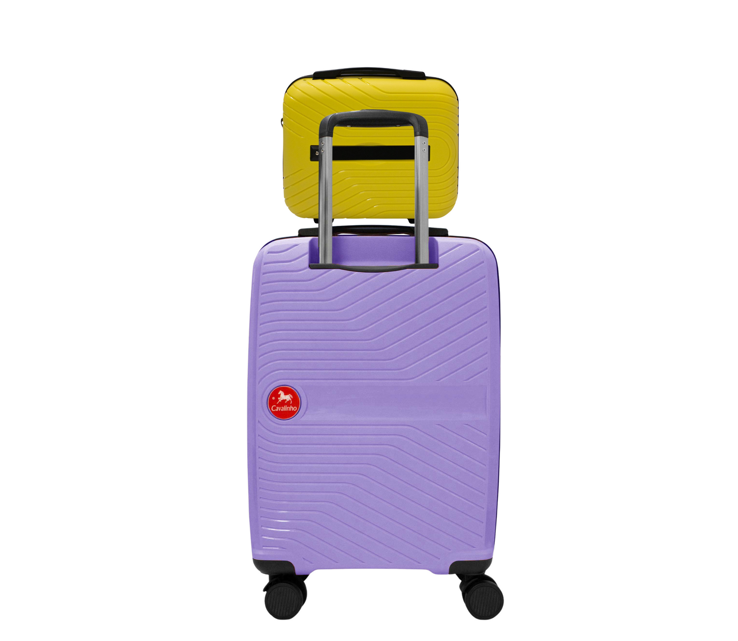 #color_ Yellow Lilac | Cavalinho Canada & USA Colorful 2 Piece Luggage Set (15" & 19") - Yellow Lilac - 68020004.0839.S1519._2