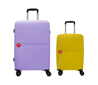 Cavalinho Canada & USA Colorful 2 Piece Luggage Set (19" & 28") - Yellow Lilac - 68020004.0839.S1928._1