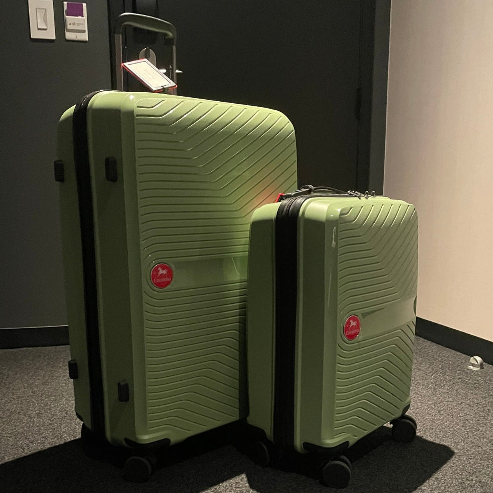 Cavalinho Colorful Carry-on Hardside Luggage (19") SKU 68020004.19 #color_yellow, lilac, black, DarkTurquoise, navy, salmon, white, coral, lightblue, green, pink, ocean blue, sand, grey, pastel blue, red, orange