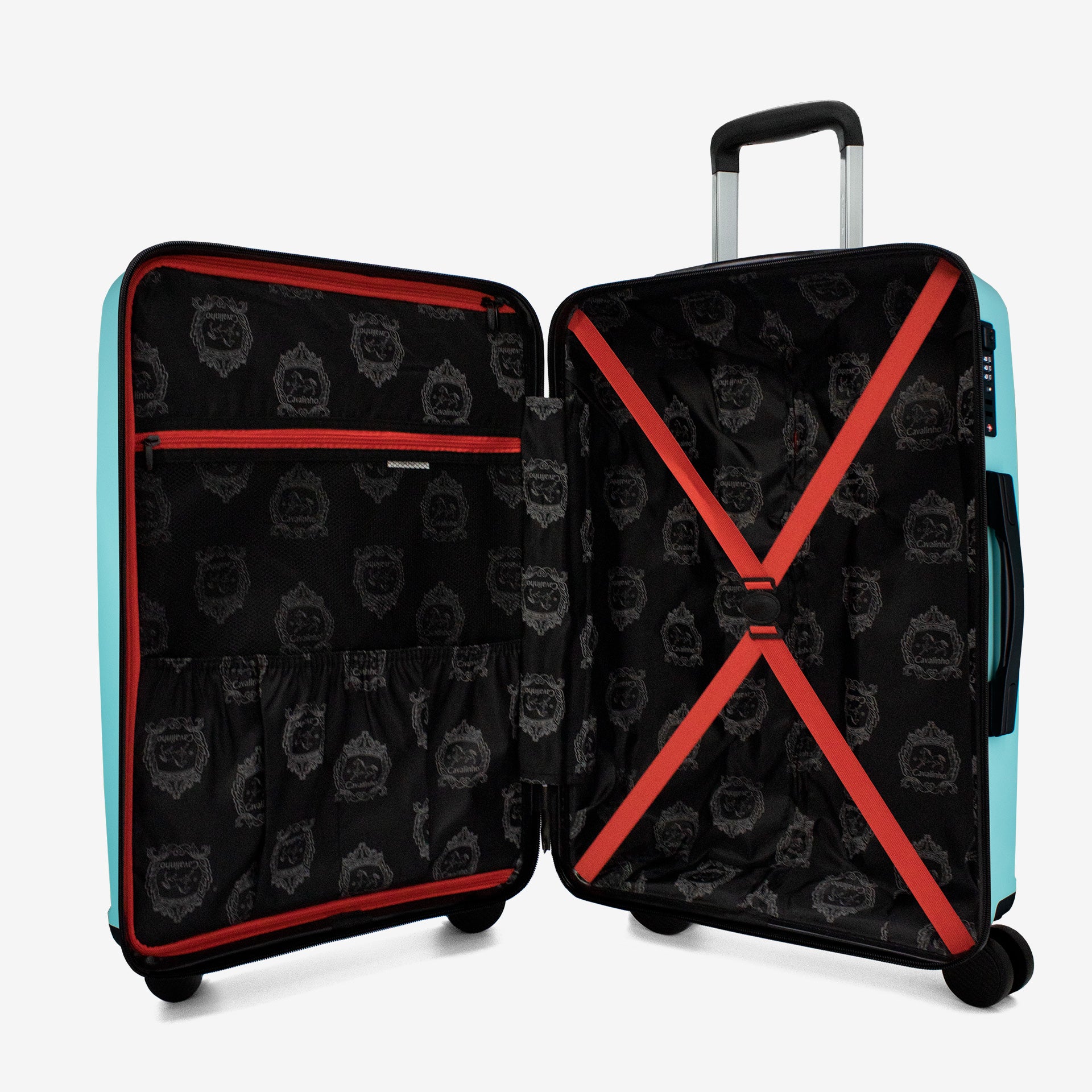 Cavalinho Colorful Check-in Hardside Luggage (24") SKU 68020004.10.24 #color_LightBlue