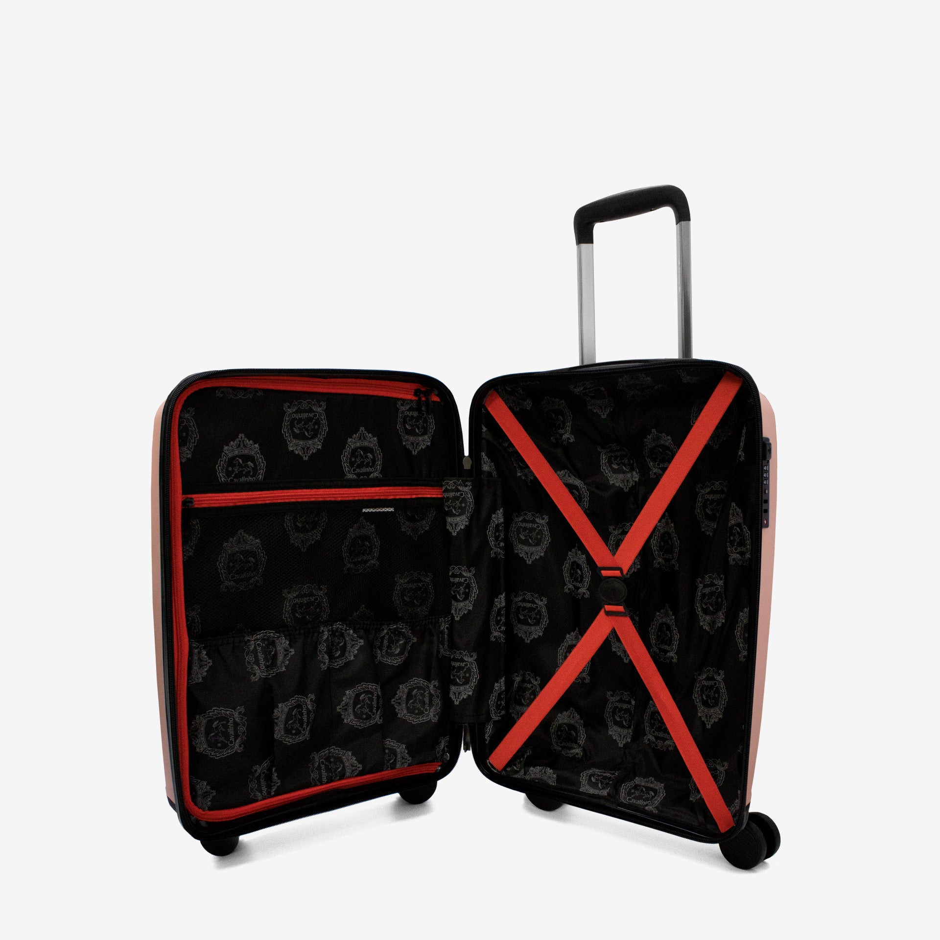 Cavalinho Colorful Carry-on Hardside Luggage (19") SKU 68020004.11.19 #color_salmon