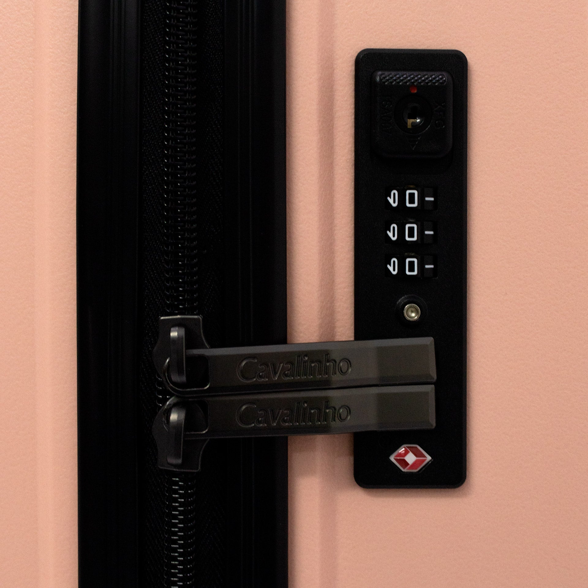 Cavalinho Colorful Carry-on Hardside Luggage (19") SKU 68020004.11.19 #color_salmon