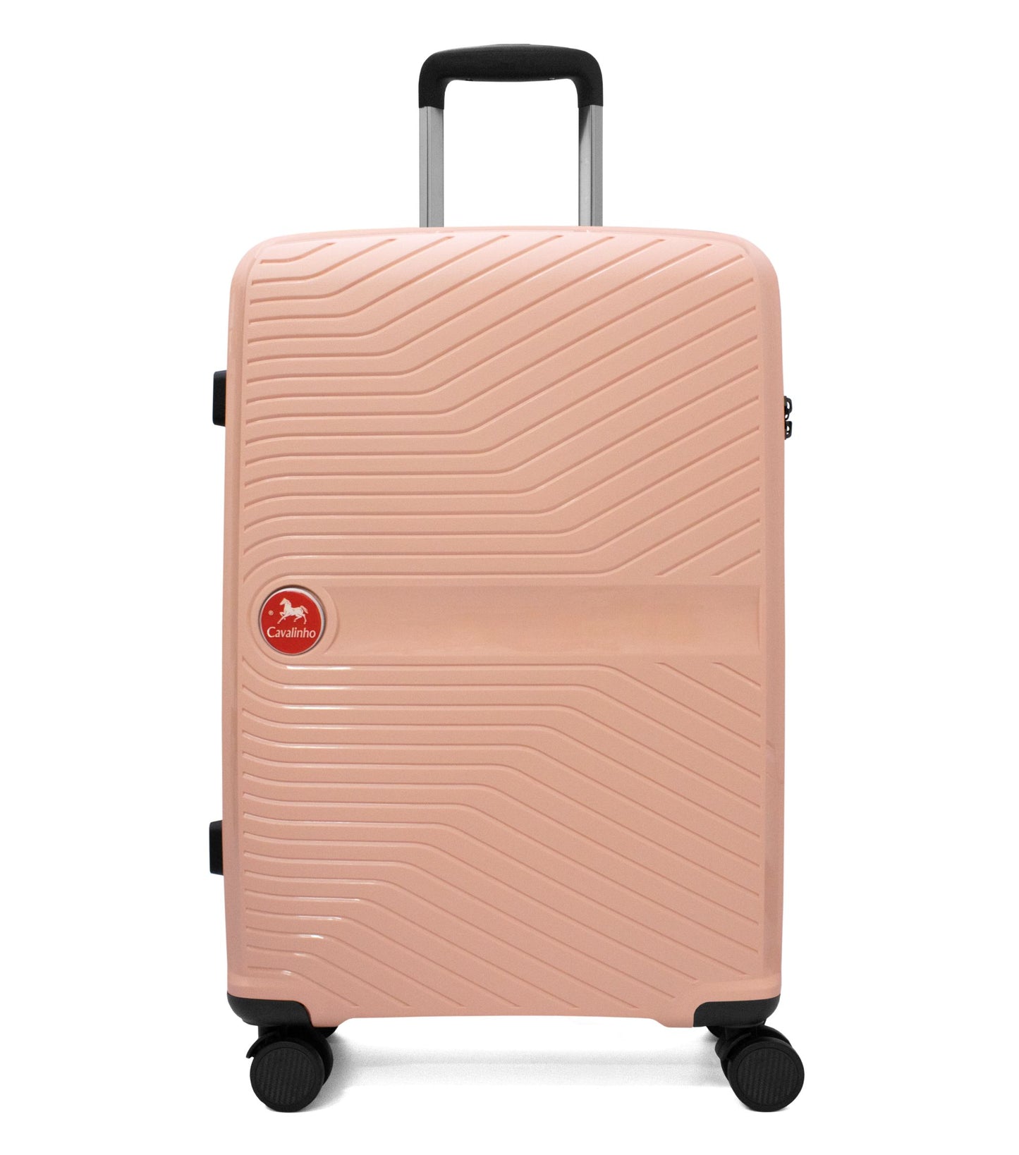 #color_ 24 inch Salmon | Cavalinho Colorful Check-in Hardside Luggage (24") - 24 inch Salmon - 68020004.11.24_1
