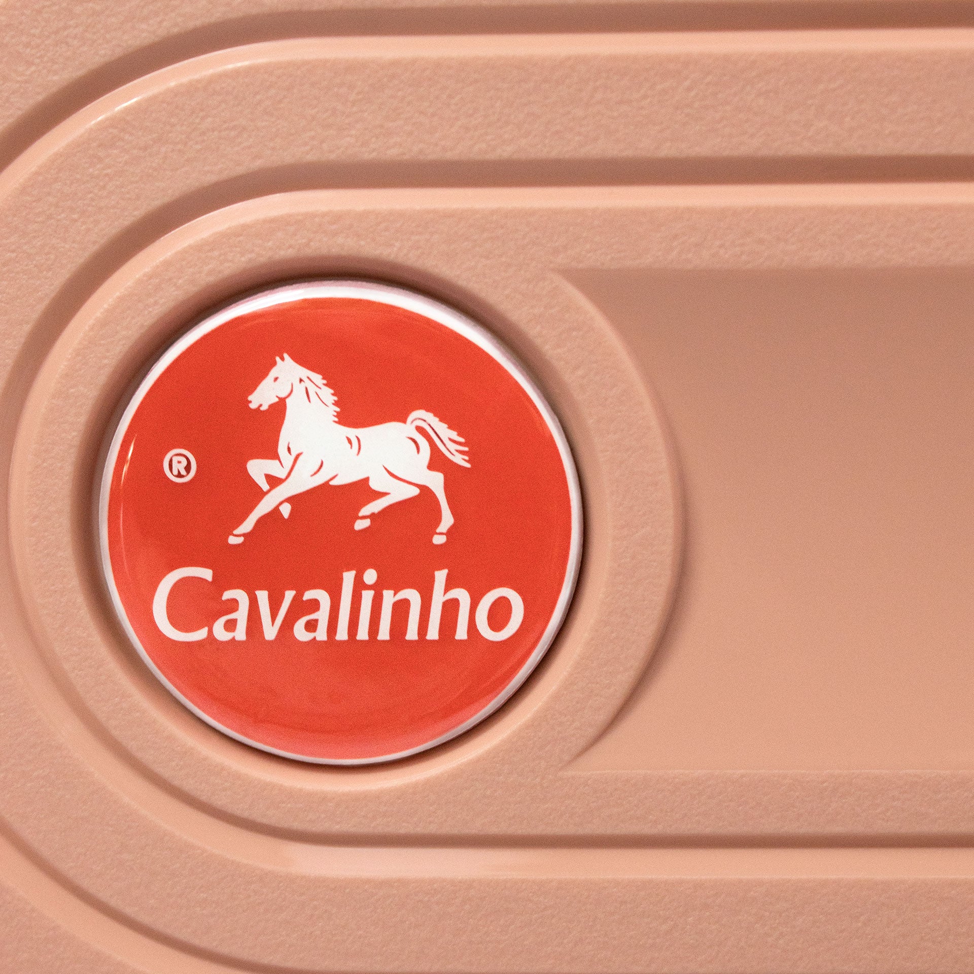 Cavalinho Colorful Check-in Hardside Luggage (24") SKU 68020004.11.24 #color_Salmon