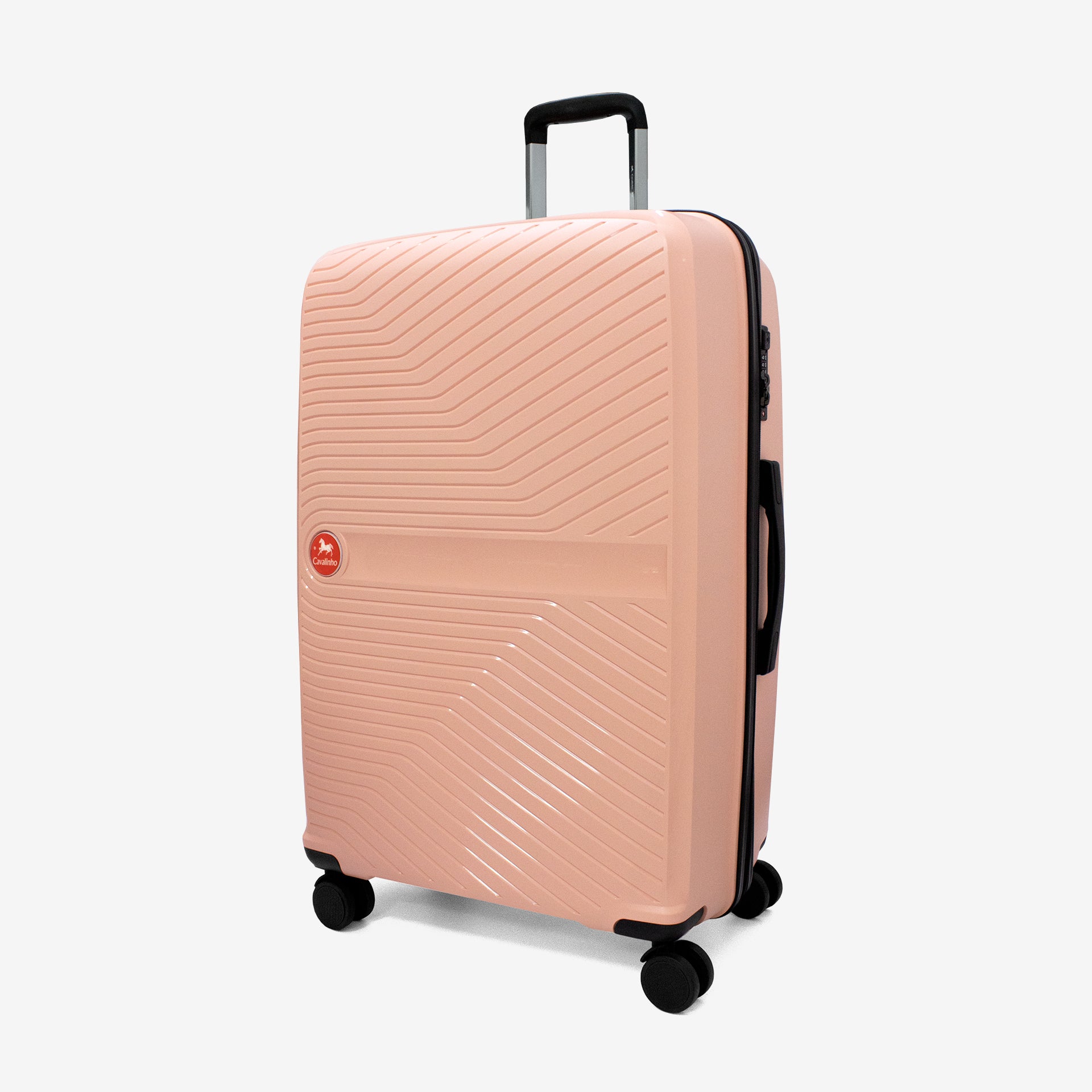 Cavalinho Colorful Check-in Hardside Luggage (28") SKU 68020004.11.28 #color_Salmon