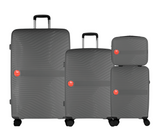 Cavalinho 4 Piece Set of Colorful Hardside Luggage (15", 19", 24", 28") SKU 68020004.12.S4 #color_Grey