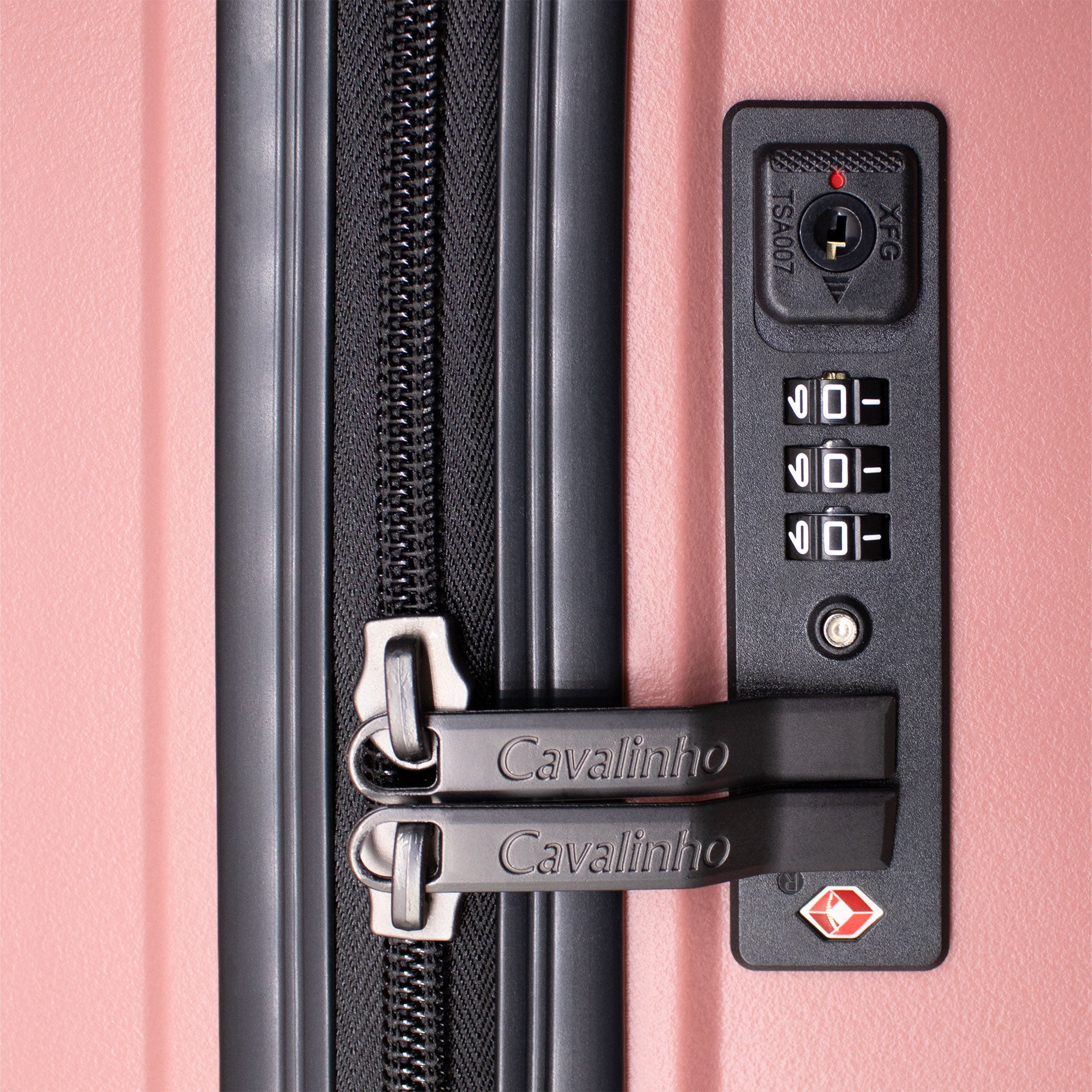 Cavalinho Colorful Carry-on Hardside Luggage (19") SKU 68020004.18.19 #color_pink, rose, rosa