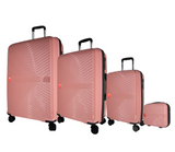 Cavalinho 4 Piece Set of Colorful Hardside Luggage (15", 19", 24", 28") SKU 68020004.18.S4 #color_Pink