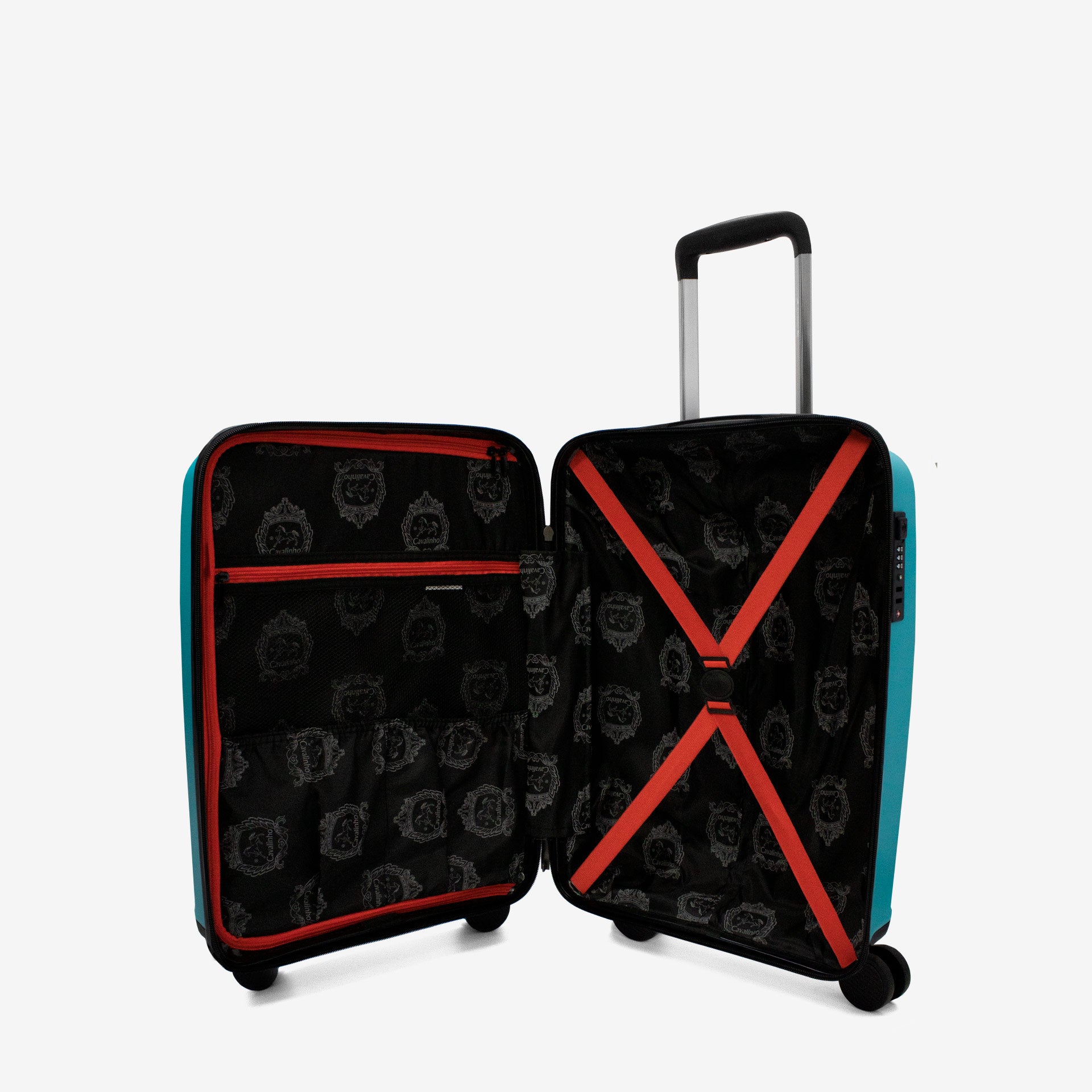 Cavalinho Colorful Carry-on Hardside Luggage (19") SKU 68020004.25.19 #color_DarkTurquoise