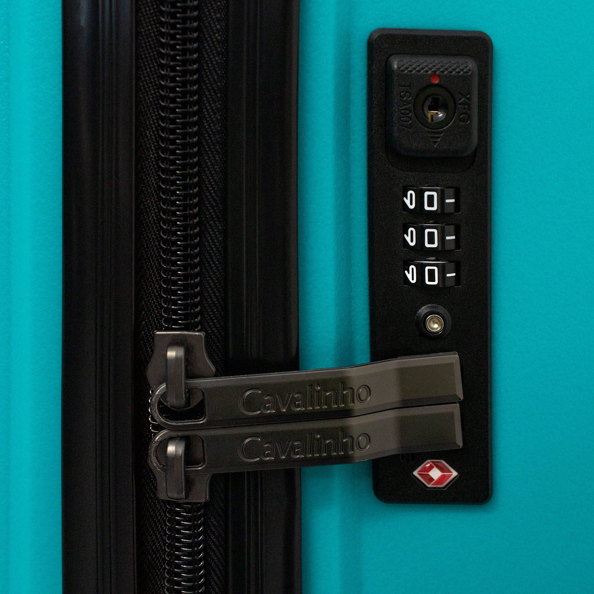 Cavalinho Colorful Carry-on Hardside Luggage (19") SKU 68020004.25.19 #color_DarkTurquoise