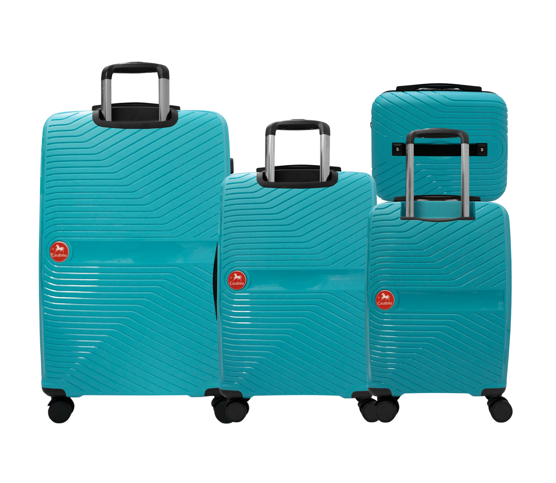 Cavalinho Canada & USA 4 Piece Set of Colorful Hardside Luggage (15", 19", 24", 28") - DarkTurquoise - 68020004.25.S4_3