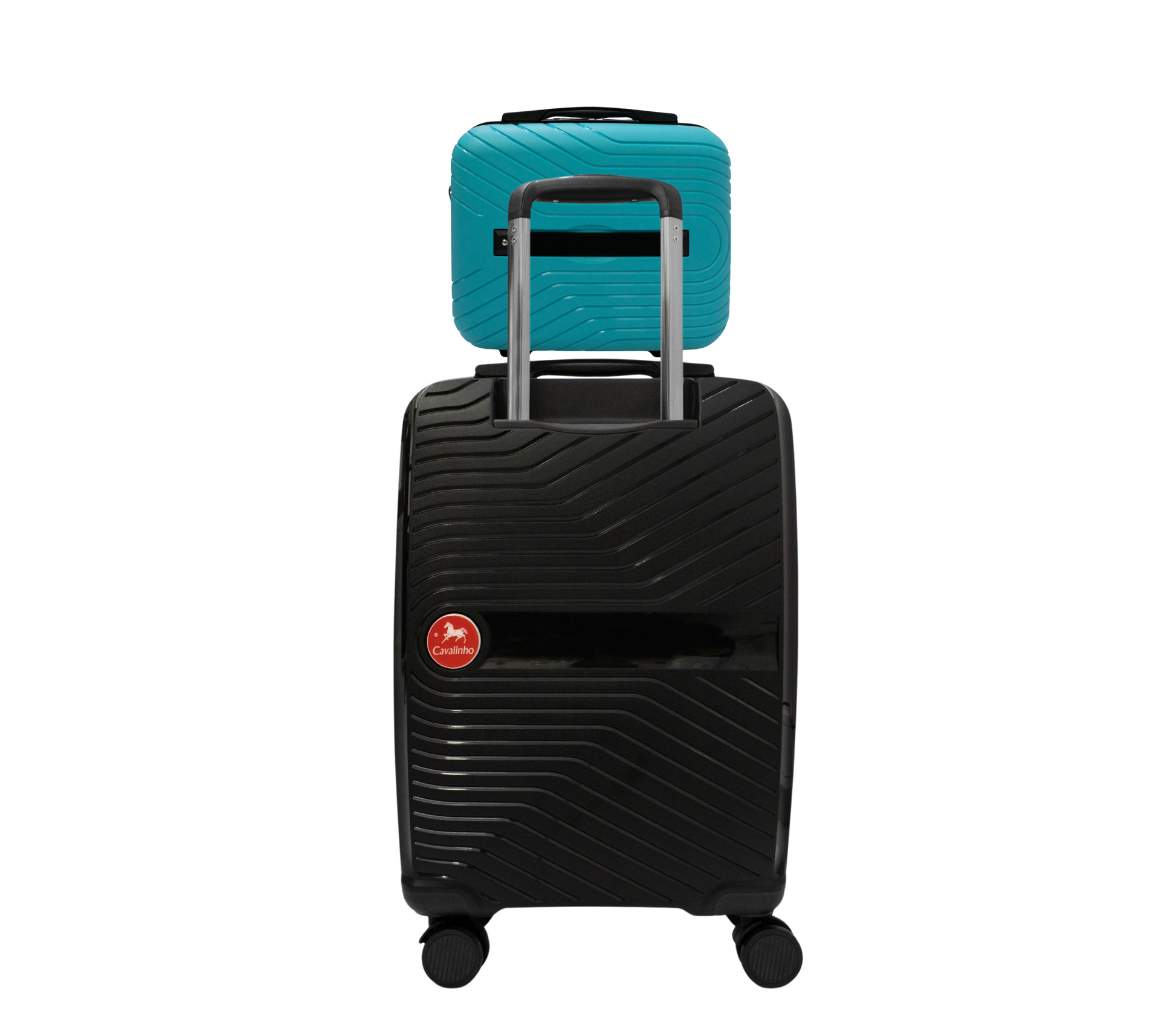 Cavalinho Canada & USA Colorful 2 Piece Luggage Set (15" & 19") - DarkTurquoise Black - 68020004.2501.S1519._2