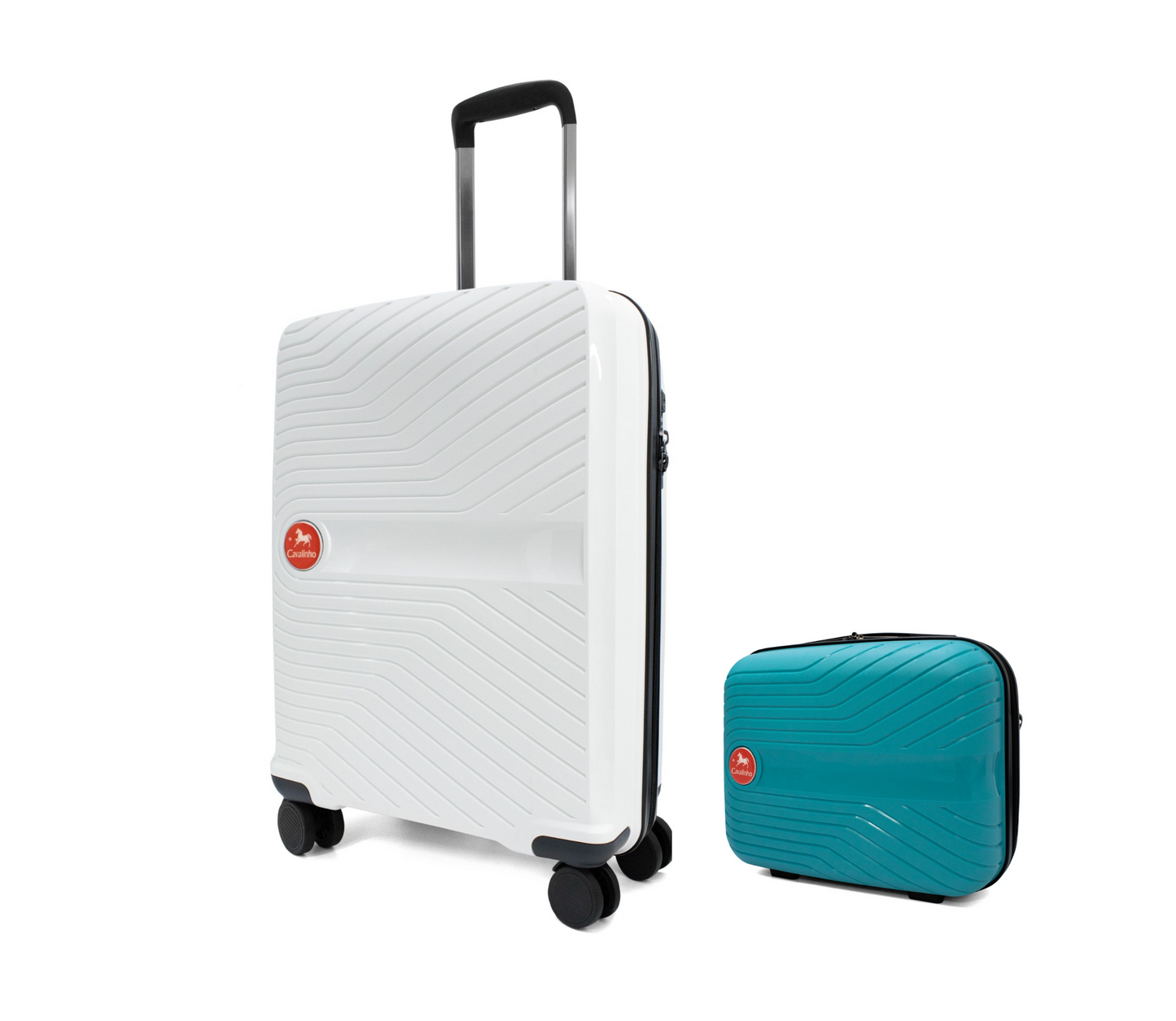 Cavalinho Canada & USA Colorful 2 Piece Luggage Set (15" & 19") - DarkTurquoise White - 68020004.2506.S1519._3