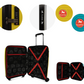 Cavalinho Colorful 2 Piece Luggage Set (15" & 19") - DarkTurquoise Yellow - 68020004.2508.S1519._4