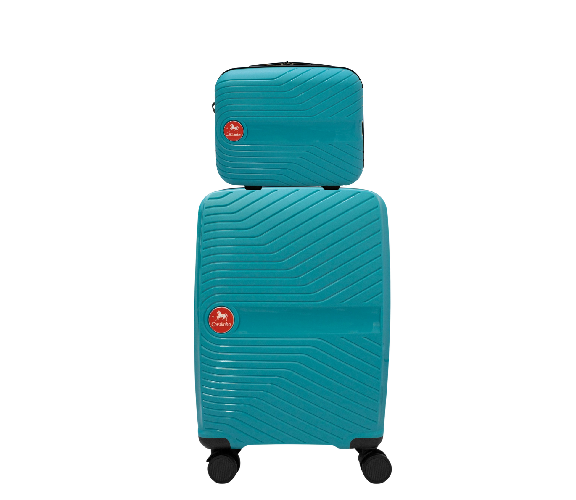 Cavalinho Canada & USA Colorful 2 Piece Luggage Set (15" & 19") - DarkTurquoise DarkTurquoise - 68020004.2525.S1519._1