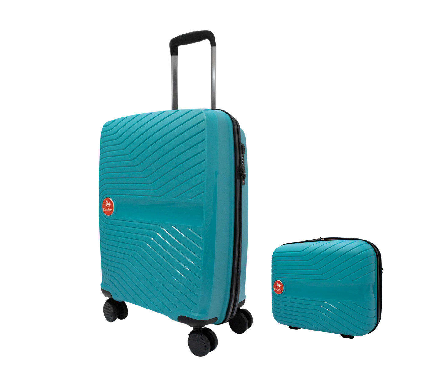 Cavalinho Canada & USA Colorful 2 Piece Luggage Set (15" & 19") - DarkTurquoise DarkTurquoise - 68020004.2525.S1519._3