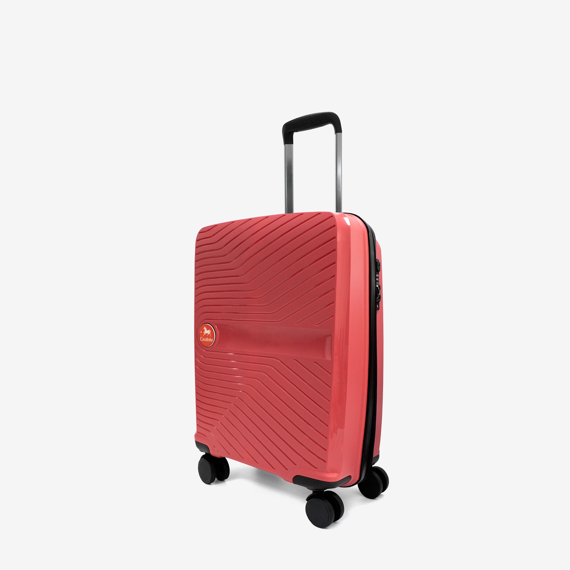 Cavalinho Colorful Carry-on Hardside Luggage (19") SKU 68020004.27.19 #color_Coral