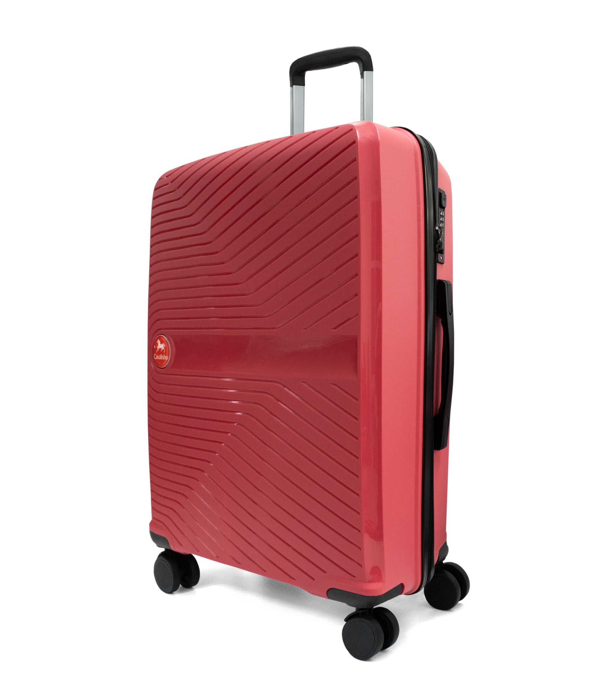 Cavalinho Colorful Check-in Hardside Luggage (24") - 24 inch Coral - 68020004.27.24_2