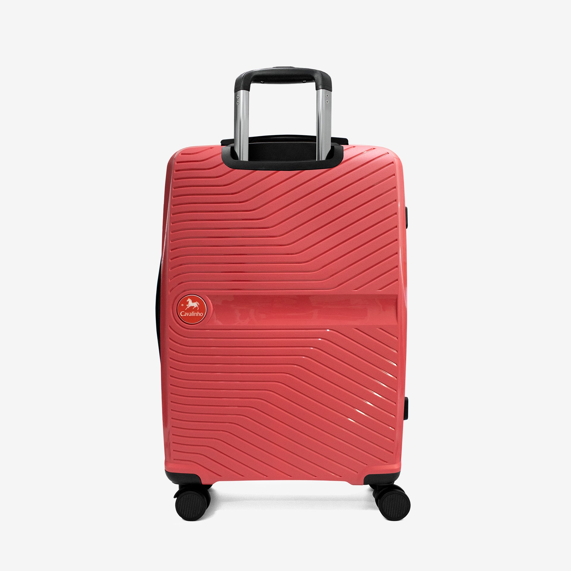 Cavalinho Colorful Check-in Hardside Luggage (24") SKU 68020004.27.24 #color_Coral