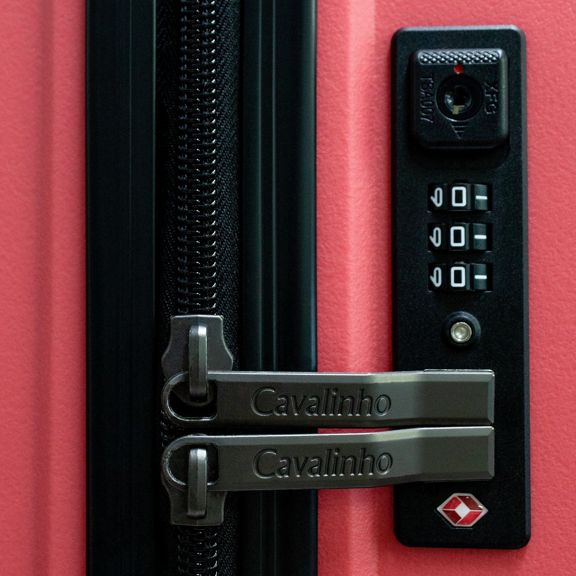 Cavalinho Colorful Check-in Hardside Luggage (24") SKU 68020004.27.24 #color_Coral