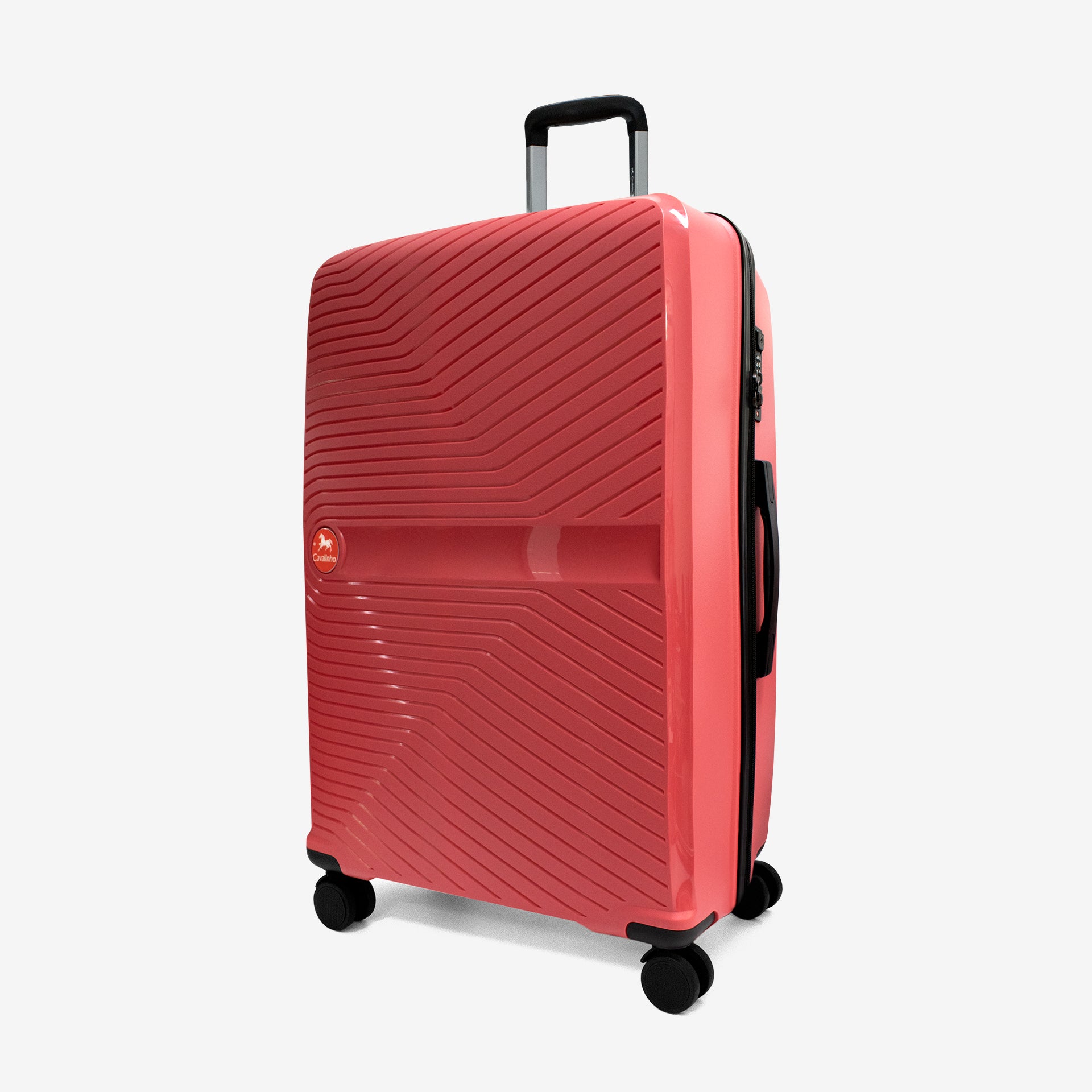 Cavalinho Colorful Check-in Hardside Luggage (28") SKU 68020004.27.28 #color_Coral