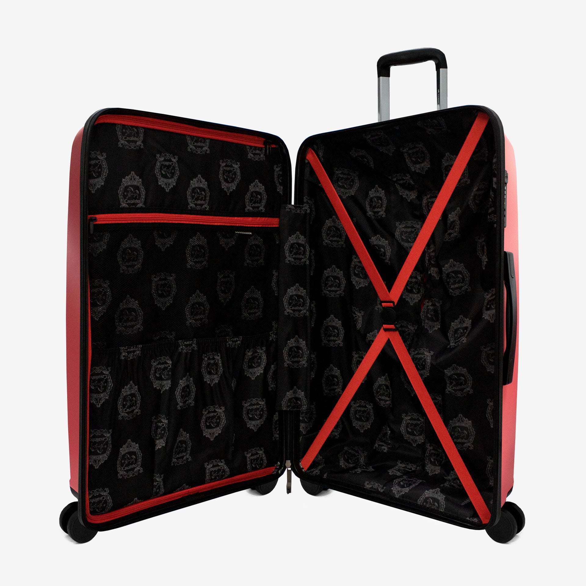 Cavalinho Colorful Check-in Hardside Luggage (28") SKU 68020004.27.28 #color_Coral