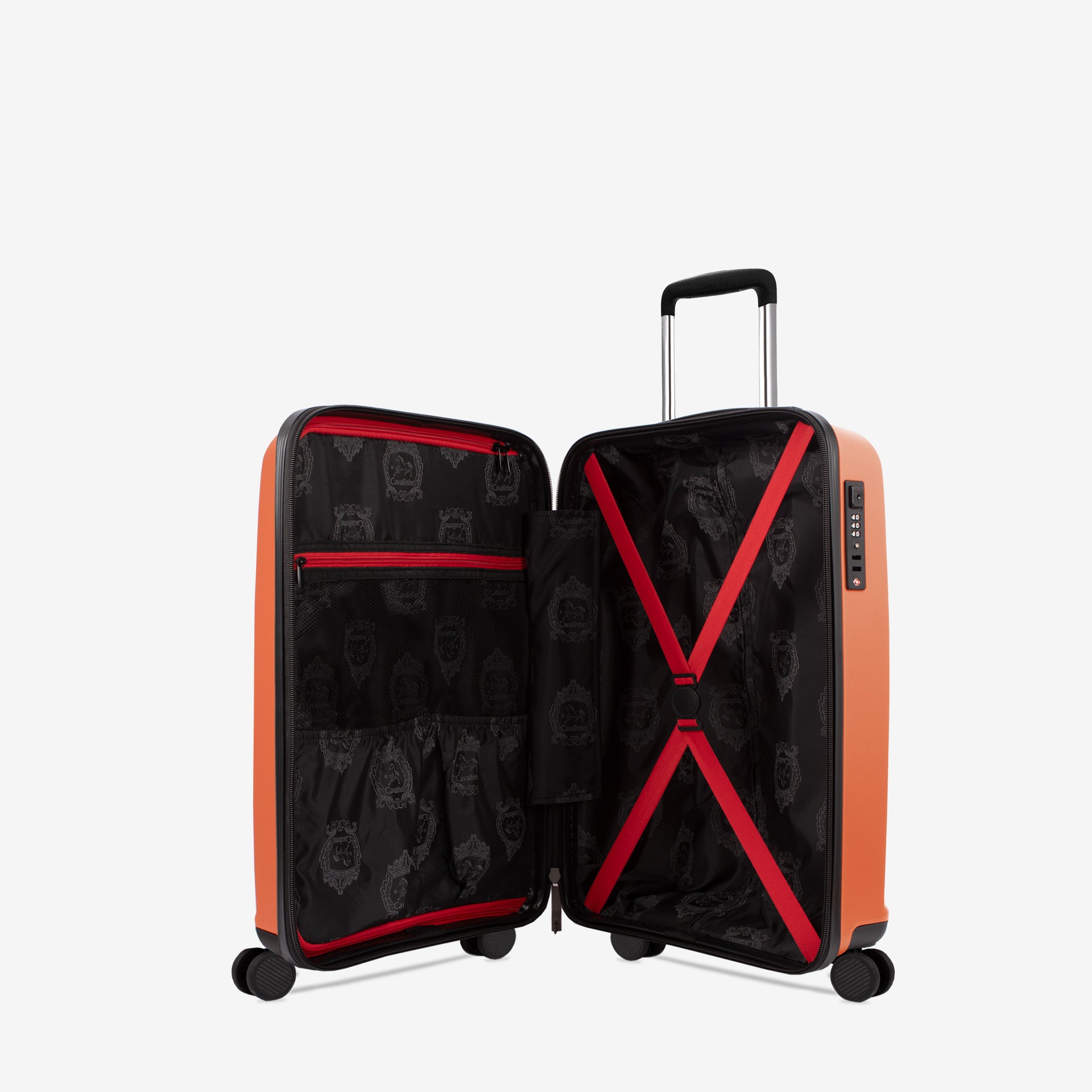 Cavalinho Colorful Orange Carry-on Hardside Luggage (19") SKU 68020004.37.19 #color_orange