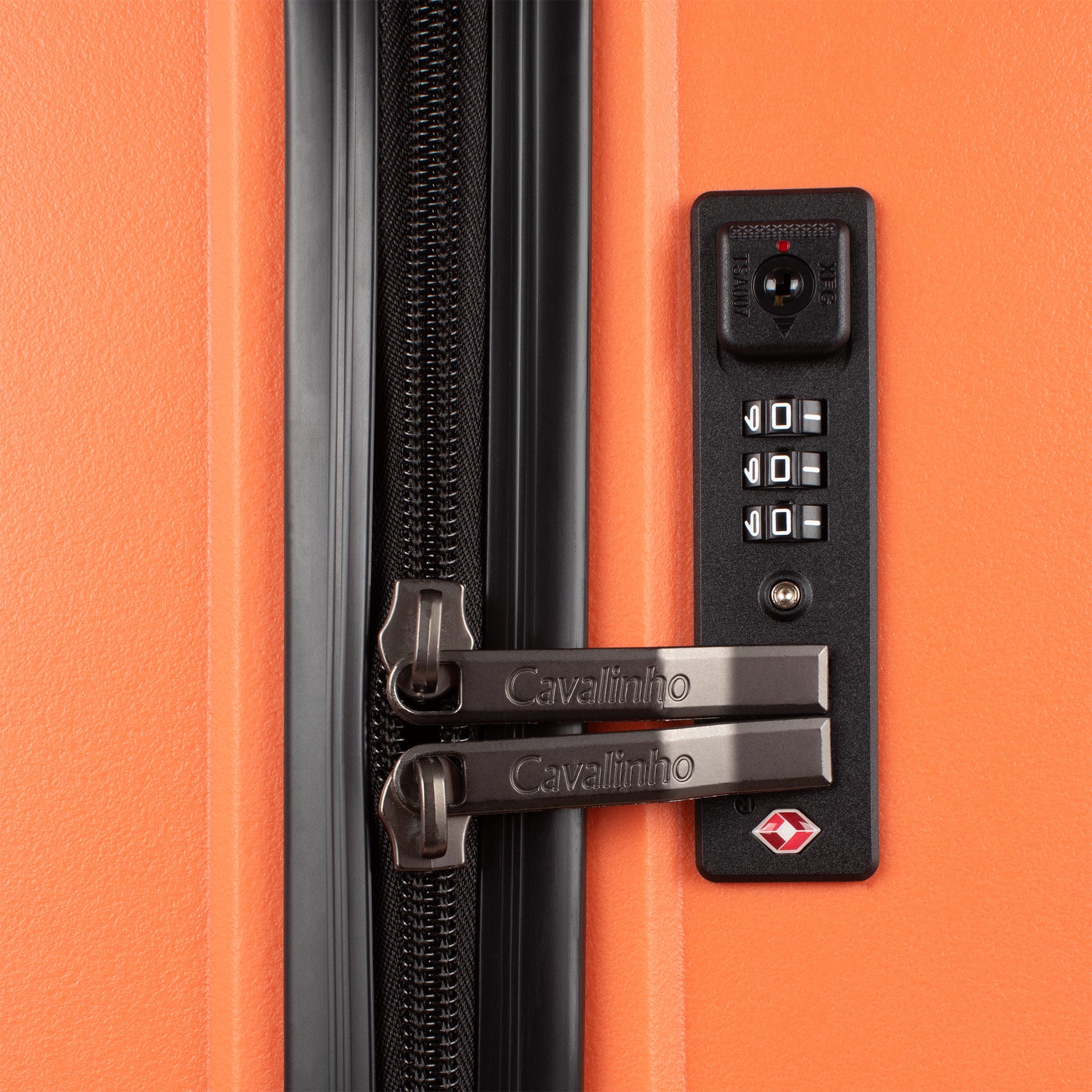 Cavalinho Colorful Orange Check-in Hardside Luggage (24") SKU 68020004.37.24 #color_Orange