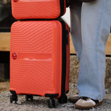 Cavalinho Colorful Orange Carry-on Hardside Luggage (19") SKU 68020004.37.19 #color_orange