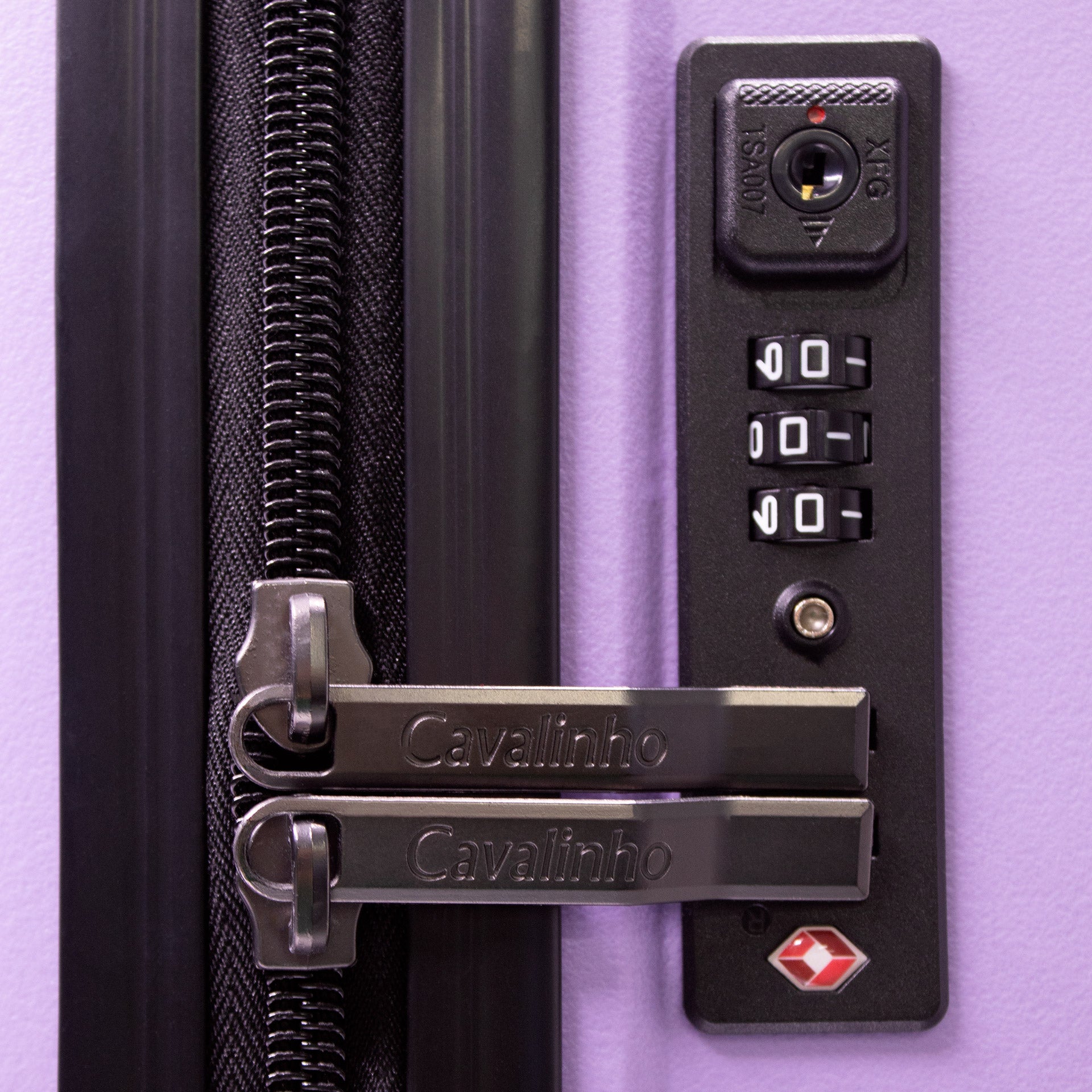 Cavalinho Colorful Check-in Hardside Luggage (28") SKU 68020004.39.28 #color_Lilac