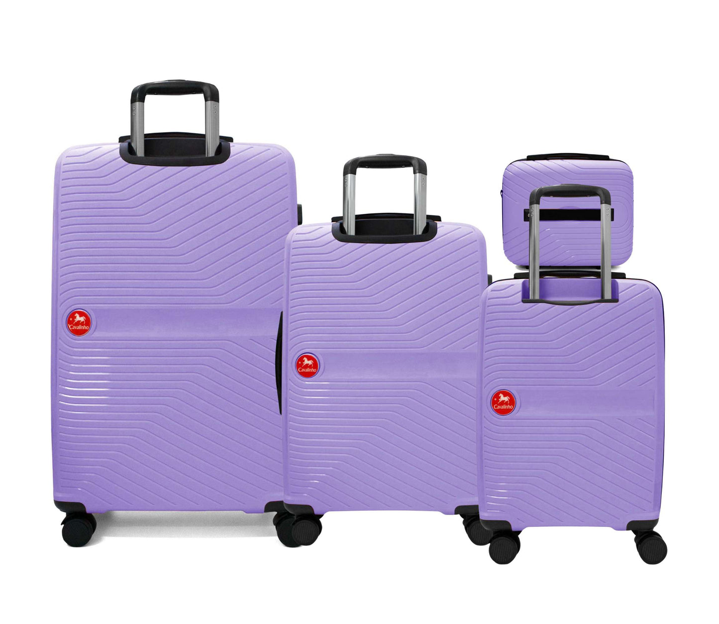 #color_ Lilac | Cavalinho Canada & USA 4 Piece Set of Colorful Hardside Luggage (15", 19", 24", 28") - Lilac - 68020004.39.S4_2